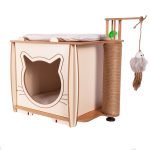 Pati Homes XL Lal Kedi Evi - Kedi Tırmalaması