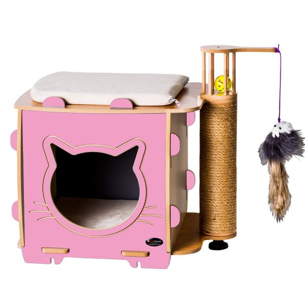 Patihomes Ada Tırmalamalı Kedi Evi - Görsel 6
