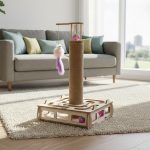 Patihomes Kare Kedi Oyuncağı ve Kedi Tırmalama Tahtası