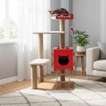 Patihomes Katlı Kedi Evi Tırmalamalı - Görsel 4