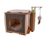 Pati Homes XL Lal Kedi Evi - Kedi Tırmalaması - Görsel 6