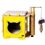 Patihomes Ada Tırmalamalı Kedi Evi - Görsel 3