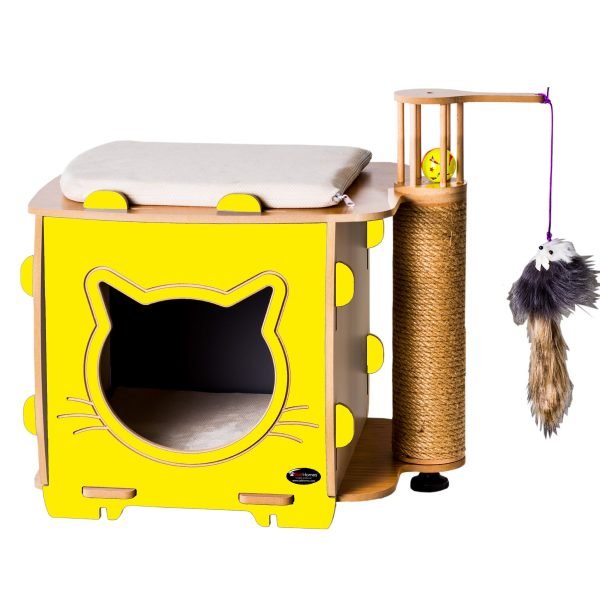 Patihomes Ada Tırmalamalı Kedi Evi - Görsel 3