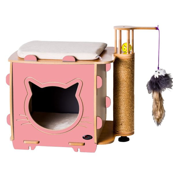 Patihomes Ada Tırmalamalı Kedi Evi - Görsel 4