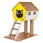 Patihomes XL Merdivenli Kedi Evi Tırmalamalı - Görsel 3
