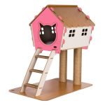 Patihomes XL Merdivenli Kedi Evi Tırmalamalı - Görsel 5