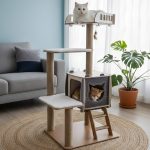 Pati Homes Pro Katlı Kedi Oyun Evi XL Yataklı - Kedi Tırmalaması - Görsel 6