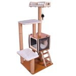 Patihomes XL Katlı Kedi Evi -Kedi Tırmalaması - Görsel 4