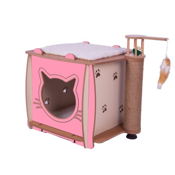 Patihomes Kedi Tırmalama Evi - Kedi Tırmalaması - Kedi Tırmalama Tahtası - Görsel 8