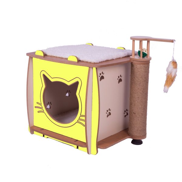 Patihomes Kedi Tırmalama Evi - Kedi Tırmalaması - Kedi Tırmalama Tahtası - Görsel 10