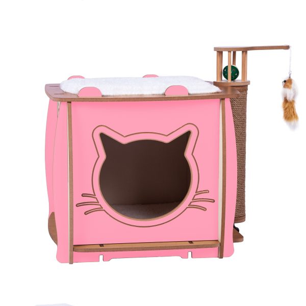 Patihomes Kedi Tırmalama Evi - Kedi Tırmalaması - Kedi Tırmalama Tahtası - Görsel 7
