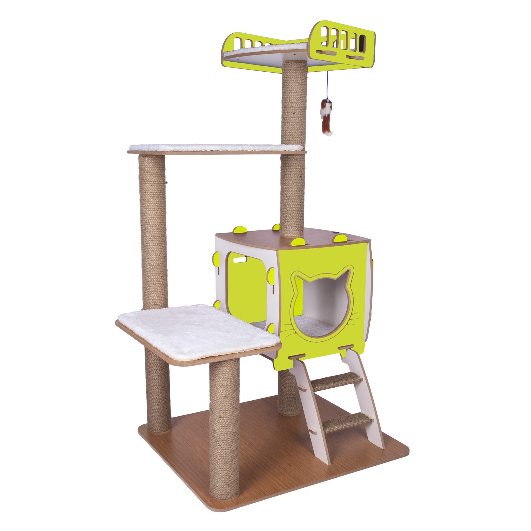 039fba6083464af48954c11703c91c7f.jpg Patihomes Katlı Kedi Evi Tırmalamalı - Görsel 11