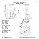 Patihomes Katlı Kedi Evi Tırmalamalı - Görsel 12