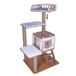 Pati Homes Pro Katlı Kedi Oyun Evi XL Yataklı - Kedi Tırmalaması - Görsel 5