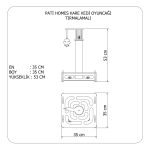 Patihomes Kare Kedi Oyuncağı ve Kedi Tırmalama Tahtası - Görsel 4