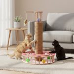 Patihomes Oyuncaklı Tırmalama Kedi Tırmalama Tahtası - Görsel 4
